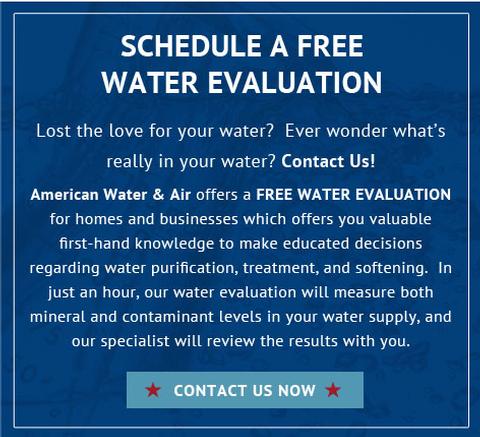 schedule a free water evaluation